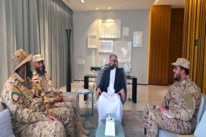 عضو مجلس القيادة المحرّمي يطلع على الأوضاع العسكرية والأمنية في المنطقة العسكرية الأولى