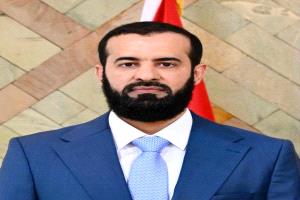 قائد كتيبة الإسناد الإداري بالفرقة الخامسة عمالقة يهنئ الدكتور  الرباش  بمناسبة تعيينه محافظًا لمحافظة أبين