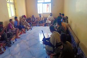 محافظ أبين يتفقد إدارة الأمن ويثمن جهود رجال الأمن