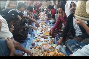 إفطار جماعي لأبناء قرية السويداء بدثينة على روح فقداء القرية