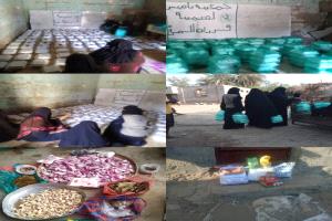 جمعية باتيس لتنمية قدرات المرأة توزع 150 وجبة إفطار وتسع سلال غذائية في باتيس وضواحيها