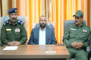 محافظ الضالع ووكيل وزارة الداخلية يتفقدان الأوضاع الأمنية في المحافظة