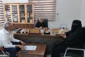 مكتب التعليم الفني بعدن يستقبل مديره العام عقب عودته من رحلة العمرة وإجازة العيد