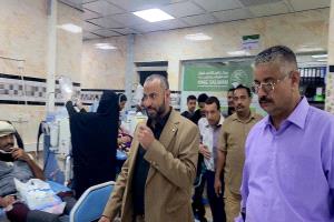 في  لفتة إنسانية ومسؤولة.. محافظ الضالع يتفقد مركز الغسيل الكلوي ويؤكد: "صحة المواطن من أهم  أولوياتنا"