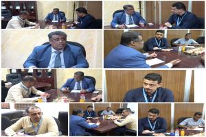 الشاذلي يبحث مع فريق منظمة "يونبس" تعزيز المشاريع الخدمية والتنموية في عدن