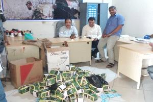 صحة البيئة بالمنصورة تصادر كميات من شمة الحوت