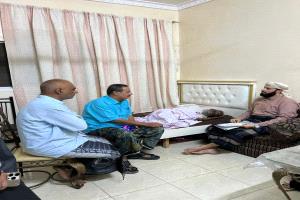 مقراط يشكر القائد ابوزرعة ومحافظ ابين د.مختار الرباش على لفتتهما الكريمة لعلاج الصحفي الكبير سالم الحاج