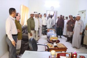 مكتب وزارة الصحة بحضرموت الوادي يقيم جلسة معاودة بمناسبة عيد الفطر المبارك