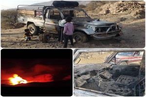 احتراق سيارة في الضالع والأهالي يناشدون السلطات المحلية وأهل الخير تعويض مالكها