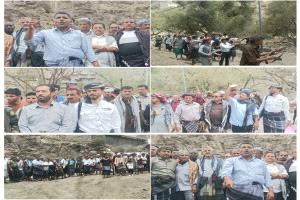 تحكيم قبلي ينهي خلاف بين قبيلتي  آل دبب الفرجي وآل الصبيحي الناخبي بسباح يافع