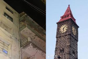 السلطة المحلية بالتواهي توضح حقيقة حادثة سقوط الأحجار من أحد المباني في حي المسرح الوطني بعدن