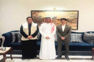 بن فريد وفهد الخليفي يبحثان مع سفير مجلس التعاون الخليجي في الرياض تطورات القضية الجنوبية