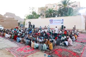 إفطار رمضاني يجمع أبناء حارة النخر في عينات وسط أجواء أخوية