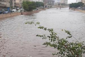 أمطار غزيرة في العاصمة صنعاء في أول أيام عيد الفطر