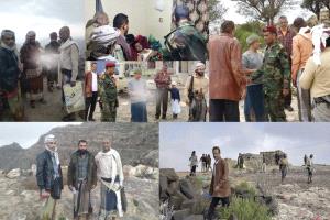 تعز: المقاومة الشعبية بالشمايتين تتفقد المرابطين في جبهة الأحكوم وتؤكد استمرار دعمها للجيش الوطني