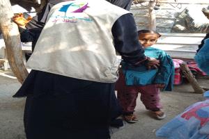 مؤسسة البركة للتنمية توزع كسوة العيد بدعم من  اتحاد الجمعيات والمؤسسات