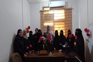 الإدارة العامة لتنمية المرأة والطفل تكرم كادرها بمناسبة اليوم العالمي للمرأة وتطلق خطًا ساخنًا للدعم النفسي