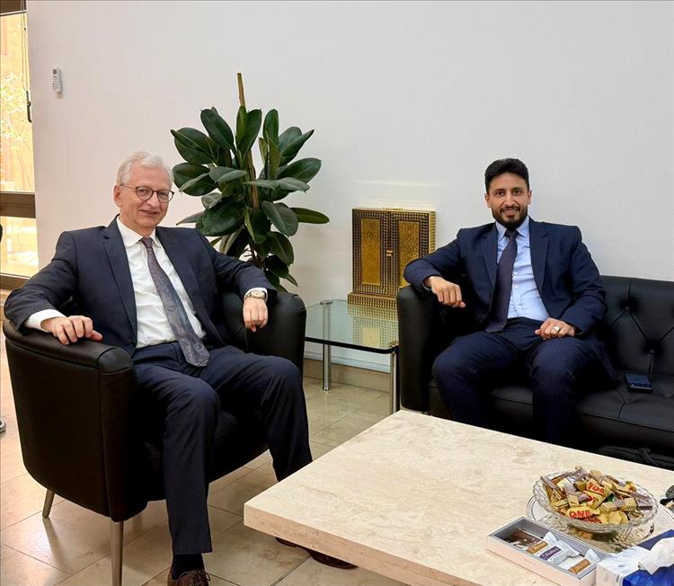 السفير الألماني يبحث مع الخضر السليماني مستجدات المشهد السياسي وتعزيز مسارات السلام