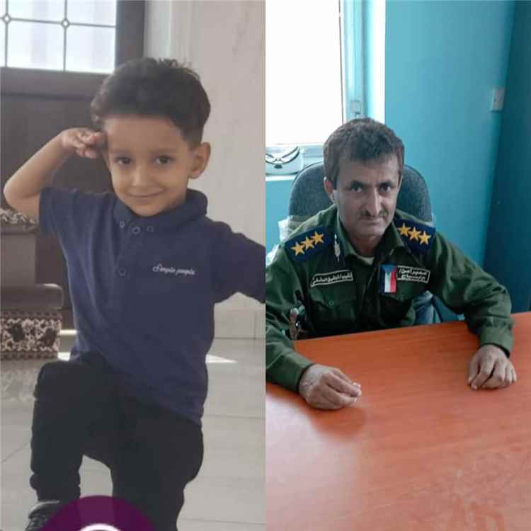 مدير آمن سباح يعزي قائد محور يافع القتالي في وفاة نجله