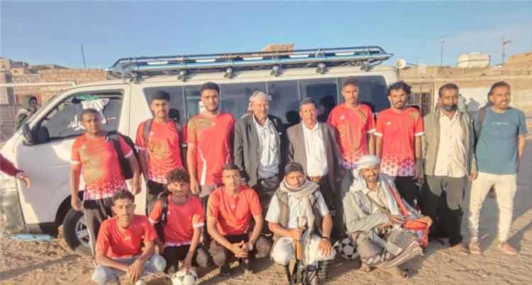 بعثة نادي شباب عريب تشد الرحال إلى صنعاء لمواجهة تلال عدن وإدارة تذلل الصعاب 