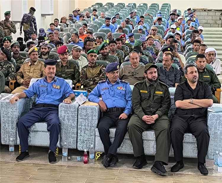وزارة الداخلية تختتم فعاليات اسبوع المرور العربي بحفل خطابي بمحافظة لحج
