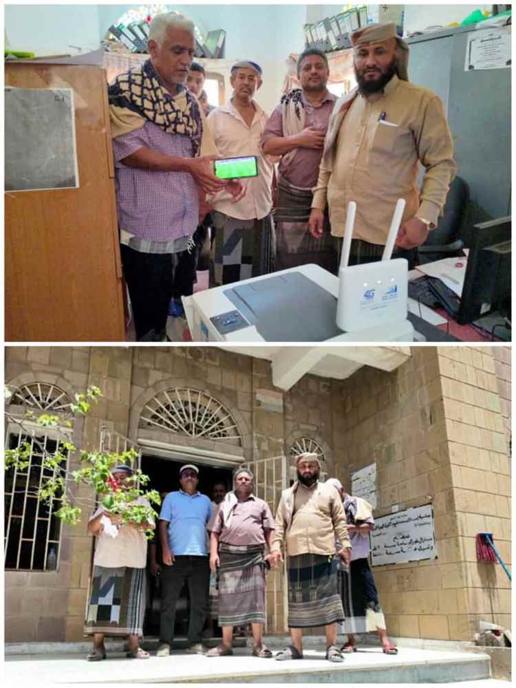 الجعفري يدشن مودمات الفورجي الهوائية لشركة "يمن موبايل" في طور الباحة بلحج