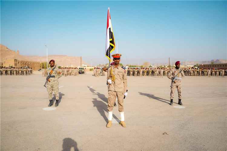 عرض عسكري في حضرموت