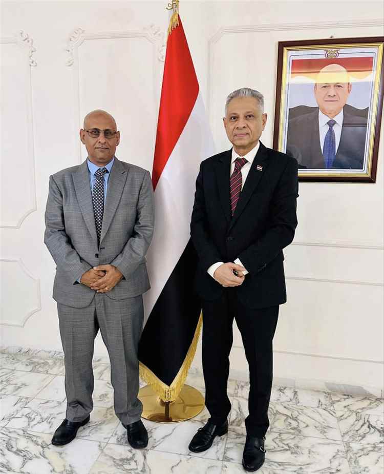 عدن الغد تلتقي سفير بلادنا في الاردن لمناقشة أوضاع الجالية اليمنية ودور السفارة في معالجة قضاياها
