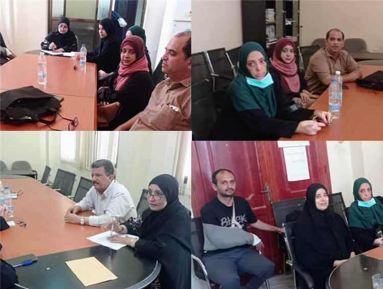 اجتماع صحي بعدن يناقش أداء أقسام الجودة ومكافحة العدوى في المديريات