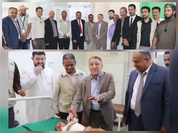أمين محلي أبين يدشن مخيم الرازي الجراحي المجاني لإجراء ٣٢٠ عملية جراحية