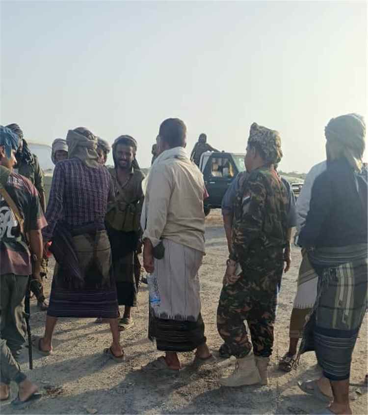 الأمن الوطني الساحل يستقبل قوات اللواء الخامس شرق أبين