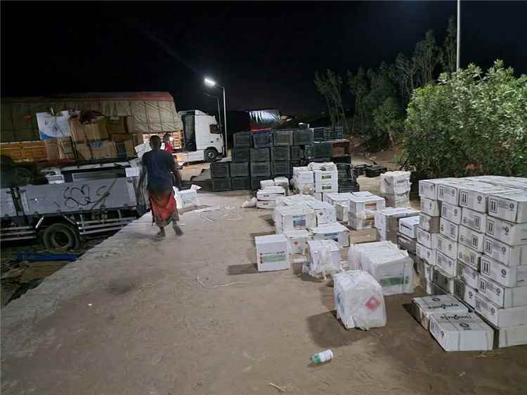 قوات الامن الوطني بمحافظة لحج تضبط كمية من المبيدات الحشرية التالفة
