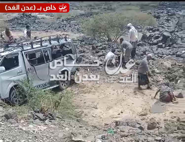جرحى في حادث مروري مروع بنقيل العرقوب بمحافظة أبين