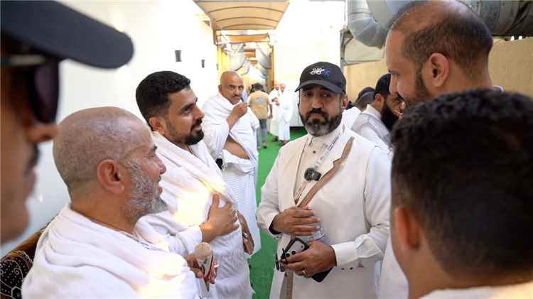 وكيل وزارة الاوقاف المساعد يتفقد اوضاع الحجاج 
