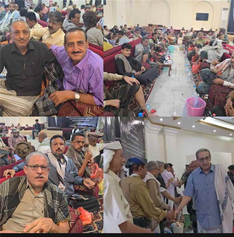 جموع المعزين يتوافدون إلى مجلس عزاء فقيد الوطن الكبير الرئيس المشير عبدربه منصور هادي لليوم الثاني على التوالي