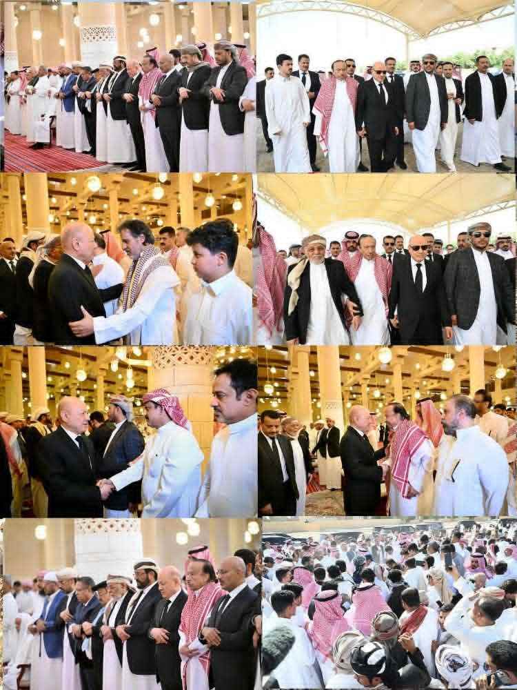 وفد الأمانة العامة لـ الاتحاد الجمهوري يشارك في تشييع الرئيس هادي ويقدم واجب العزاء لقيادة الدولة وأسرته