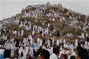 حجاج اليمن يقفون على صعيد عرفات لأداء ركن الحج الأعظم