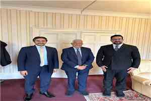 السفير اليمني في لندن يستقبل عبدالرؤوف زين السقاف لبحث مستجدات الحوار الجنوبي