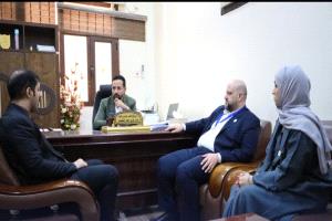 اجتماع بين شركة  لوتن وهيئة الأدوية لمناقشة انشاء مصنع للمنتجات الطبية في المنطقة الحرة
