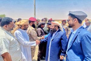 وزير الأوقاف يتفقد جاهزية منفذ الوديعة ويعلن وصول أولى أفواج حجاج البر