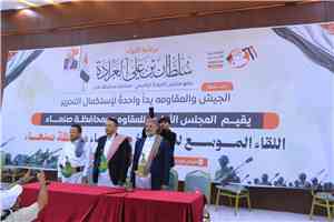 مأرب.. مشايخ ووجهاء صنعاء يؤكدون دعم الجيش والمقاومة لاستكمال تحرير اليمن