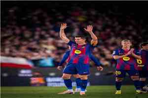 برشلونة يودع ليفاندوفسكي بفوز سهل على بيتيس