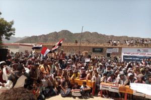 تظاهرة حاشدة بمحافظة لحج ترفع أعلام الوحدة وتدعو للتمسك بها