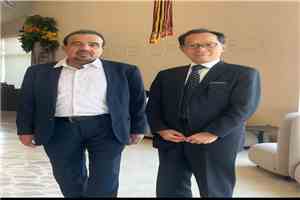 نائب رئيس الائتلاف يلتقي سفير اليابان لدى بلادنا ويبحثان مستجدات الأوضاع اليمنية