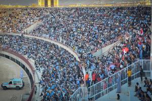 حضور جماهيري صخم  يهز مدرجات سيئون في مواجهة اتحاد وشعب حضرموت