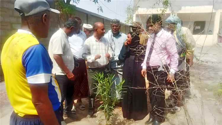 أبين.. مهيم وجمباء والشدادي يدشنون مبادرة «اغرس شجرة في الشهر» من مدرسة خديجة الكبرى بزنجبار