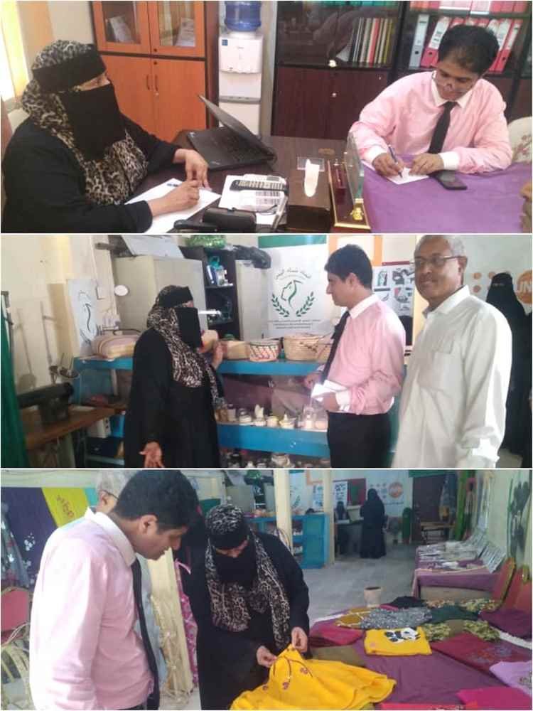 مدير عام تربية أبين يلتقي أمين عام إتحاد نساء اليمن أبين