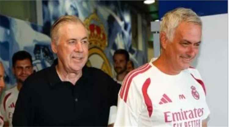 أنشيلوتي يزور تدريب ريال مدريد للاطمئنان على ثلاثي البرازيل