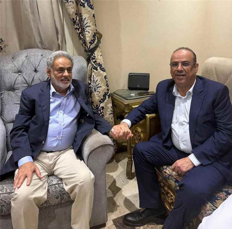 الميسري يستقبل الأستاذ علي حيدره ماطر الأمين العام السابق للمجلس المحلي بمحافظة لحج