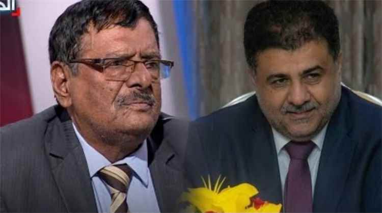 مقبل لكرش باعوضه يعزي أحمد صالح العيسي بوفاة شقيقه